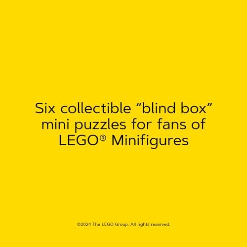 Chronicle Books LEGO space themed mini puzzle packaging showing the secret character silhouette with a question mark graphic