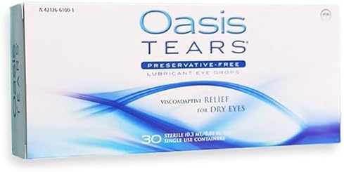 Oasis Tears 30 sterile single use containers for sensitive eyes