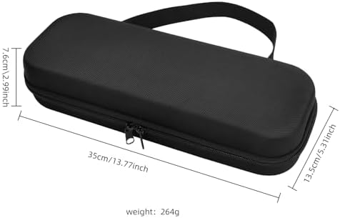 ZIBARBER hard shell grooming bag showcasing heavy duty dual zippers and premium all metal hardware close up.