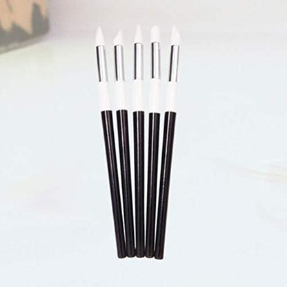 Demonstration of precision nail polish remover pen on cuticles