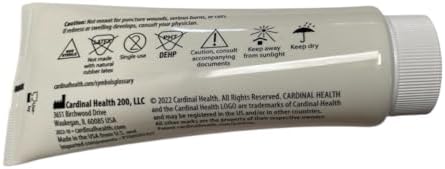 Hypoallergenic unscented white petrolatum skin protectant tubes by Cardinal Health Covidien
