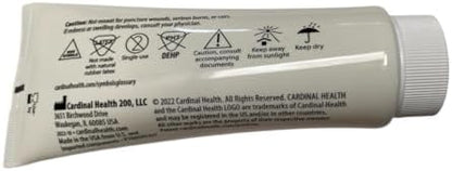 Hypoallergenic unscented white petrolatum skin protectant tubes by Cardinal Health Covidien