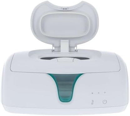 Dr. Talbot's wipe warmer showing weighted plate mechanism