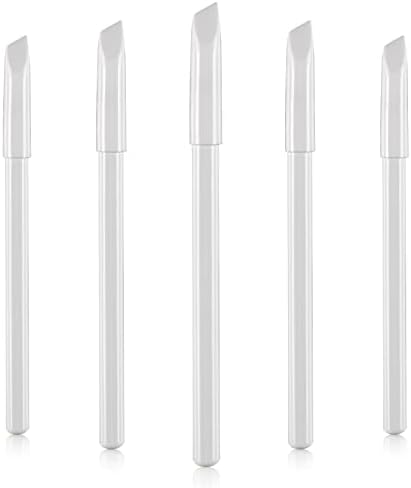 PAGOW 2-in-1 nail whitening pencil close up showing the pointed cuticle pusher cap.