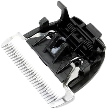 Close up of the durable stainless steel and ceramic grooming cutter head module.