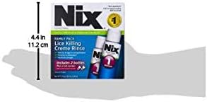 Authentic Nix USA imported lice treatment pack showing active ingredients.