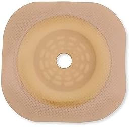 Close up view of the ceramide infused hydrocolloid formulation on the Hollister two piece barrier