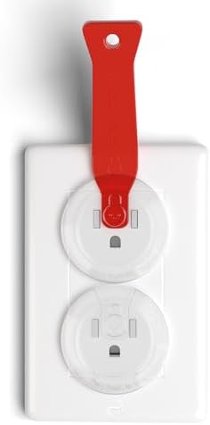 Using the removal tool to take out baby proof outlet plug