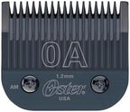 Close up of Oster 0A high-carbon steel detachable clipper blade teeth