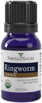 Homeopathic ringworm remedy with tea tree and thyme essential oils