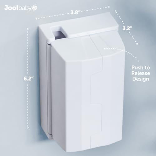 Jool Baby outlet cover box installed on wall outlet