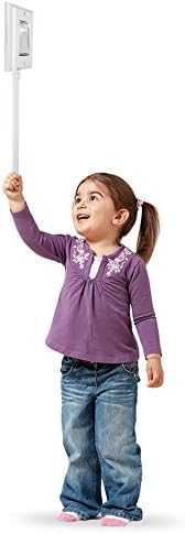 Toddler light switch extender showing flexible pivoting handle