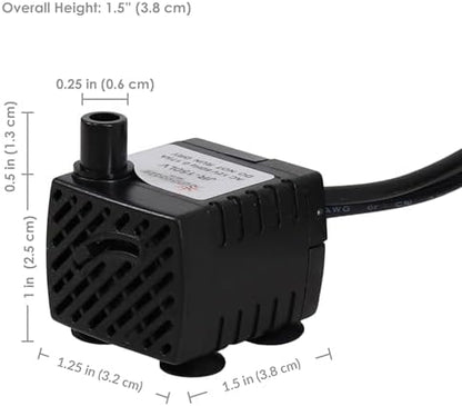 Close up of the epoxy resin sealed submersible pump housing highlighting its clog resistant design