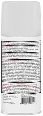 Rid home lice control spray label showing active ingredients