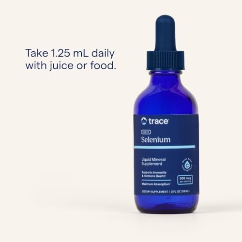 Authentic Trace Minerals Ionic Selenium packaging demonstrating thyroid and antioxidant support claims