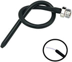 Funny Steel enema cleaning kit nozzle showing flexible silicone material.