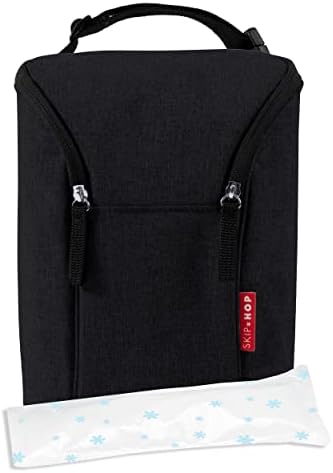 Skip Hop Baby Breastmilk Cooler Insulated Bottle Bag, Grab & Go, Chevron - Image 6