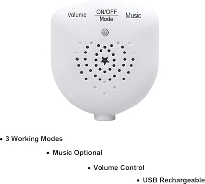 Bedwetting alarm system with soft fabric sensor pad for nighttime bladder training.