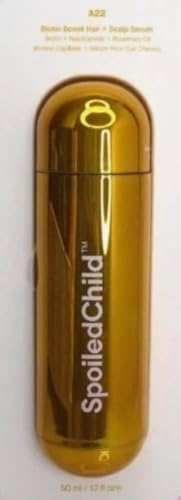 Spoiledchild A22 Biotin Boost Hair And Scalp Serum capsule packaging detail