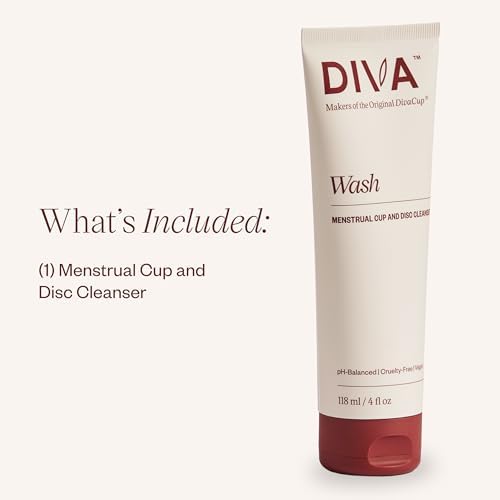 DIVA plant-based menstrual disc and cup wash for period hygiene