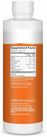 Dr. Mercola Liposomal Vitamin C citrus vanilla liquid formula packaging nutrition facts table