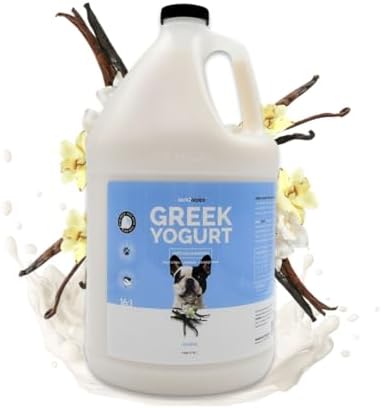 Bark 2 Basics vanilla Greek yogurt protein dog shampoo gallon container label details