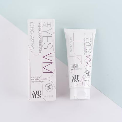 AH! YES VM 3.4 fluid ounce tube for feminine health and comfort.
