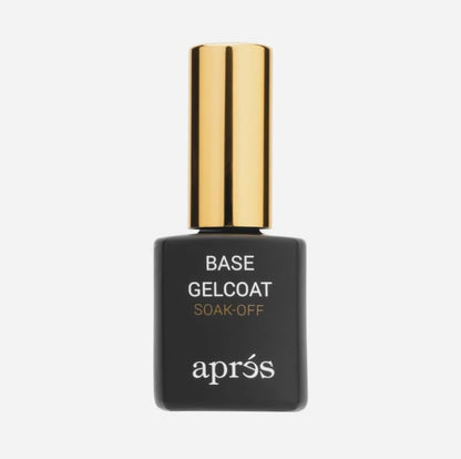 APRES Base Gelcoat 15ml bottle front view showing authentic professional packaging.