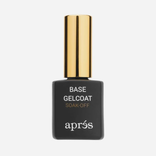 APRES Base Gelcoat 15ml bottle front view showing authentic professional packaging.