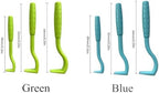 Blue plastic tick picker set for professional pet grooming