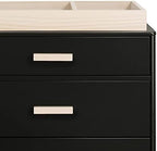 Babyletto M0619 changing tray with safety brackets and wood grain detail
