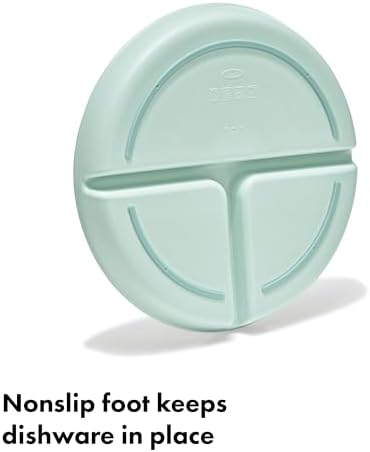Stackable feature of OXO Tot toddler plates