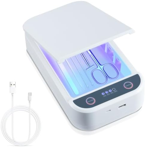 Soiiw portable nail tool sterilizer box front view