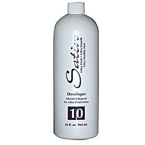 Satin Satin Oxide Developer 10 Volume 32 Fluid Ounces front view bottle