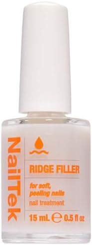 Nail Tek Foundation 2 ridge filling strengthener polish on a solid background.