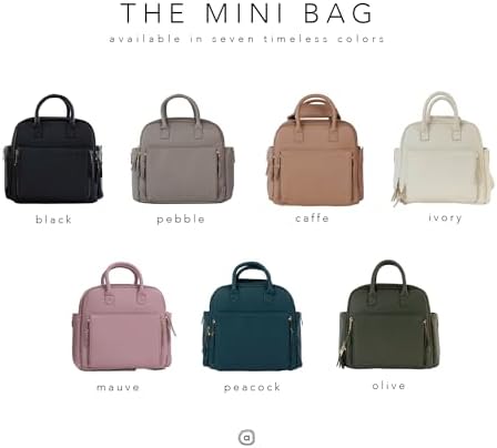 Ayla & Co Mini Bag displayed with convertible strap options