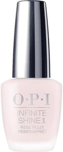 Authentic USA imported OPI nail treatment bottle showing ridge filling applicator brush and consistency