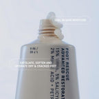 Prequel advanced foot rescue cream side profile view