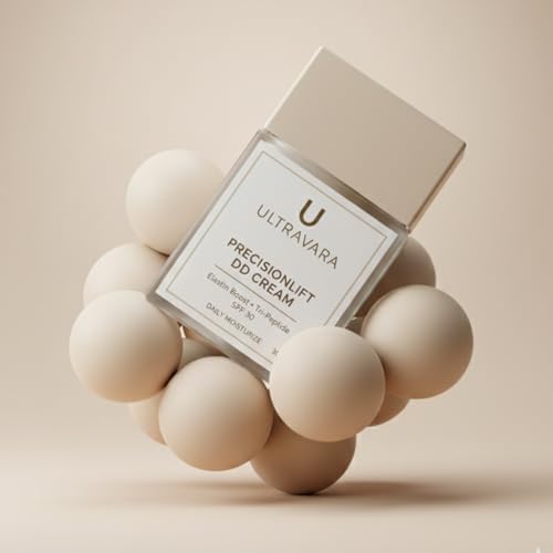 Ultravara Precisionlift Cream container showcasing label details and cap