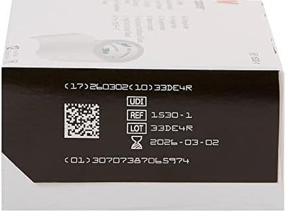 Close up view showing the texture and one inch width of the breathable hypoallergenic paper tape.