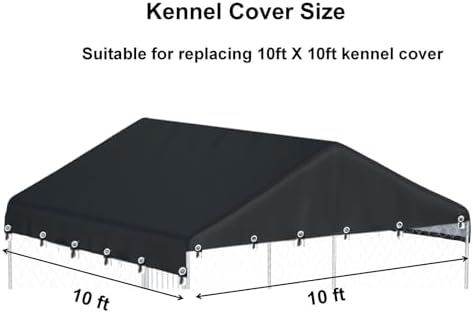 Ddeman 600D Oxford cloth pet enclosure top with metal grommets