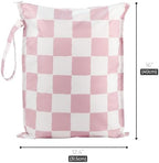 RelaxScene reusable wet bag showing zipper closure