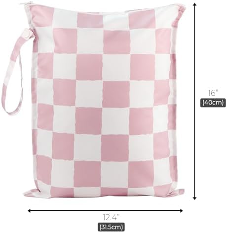 RelaxScene reusable wet bag showing zipper closure