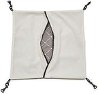 Geometric pattern soft polyester fabric close-up of small animal hammock
