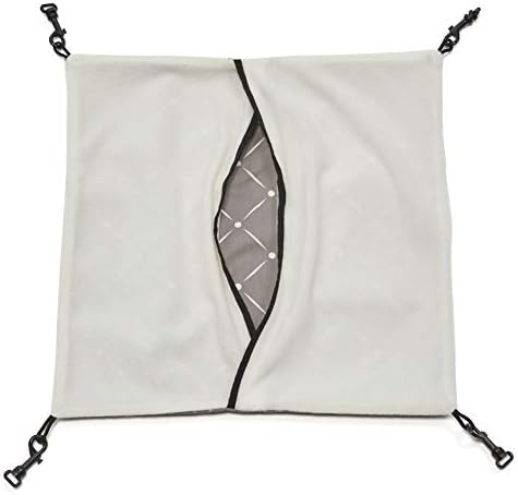 Designer print polyester hammock for pet cage interior