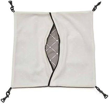 Designer print polyester hammock for pet cage interior