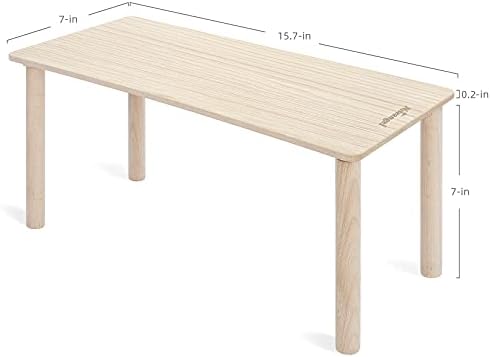 Niteangel Hamster Play Wooden Platform for Dwarf Syrian Hamsters Gerbils Mice Degus or Other Small Pets (Rectange - 7'' Height, Burlywood) - Image 7
