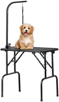 Yaheetech foldable pet dog grooming table front view