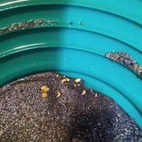 DNJ Prospecting raw paydirt bag and panning material