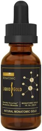 Liquid Gold ORMUS trace mineral solution dropper bottle label details